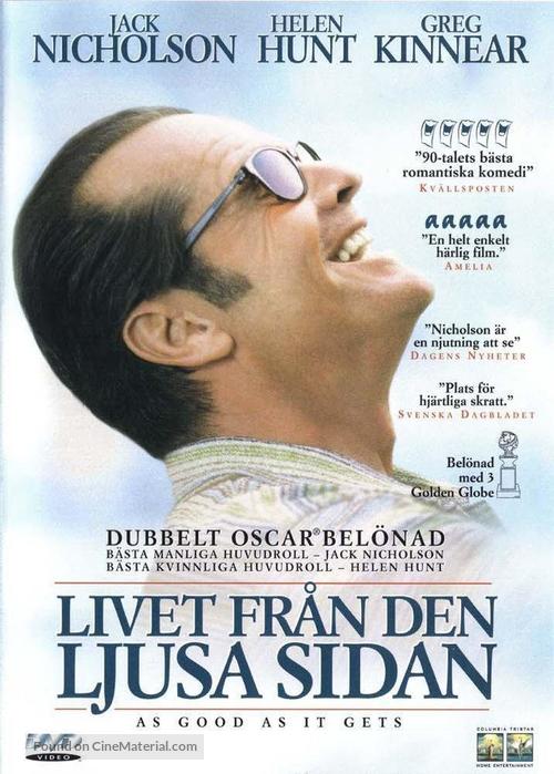 As Good As It Gets - Swedish DVD movie cover