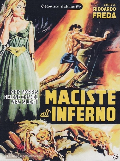 Maciste all&#039;inferno - Italian DVD movie cover
