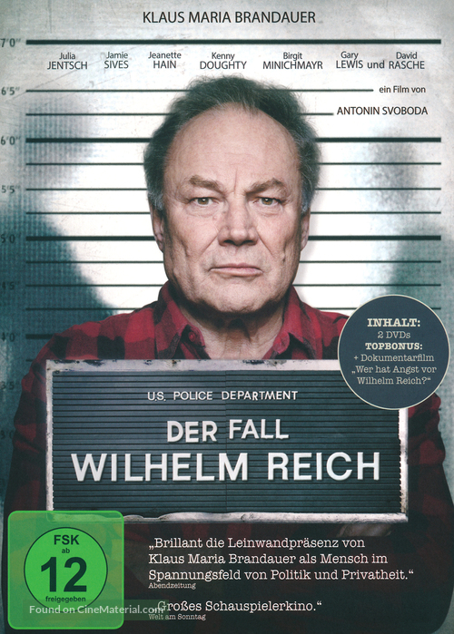 Der Fall Wilhelm Reich - German Movie Cover