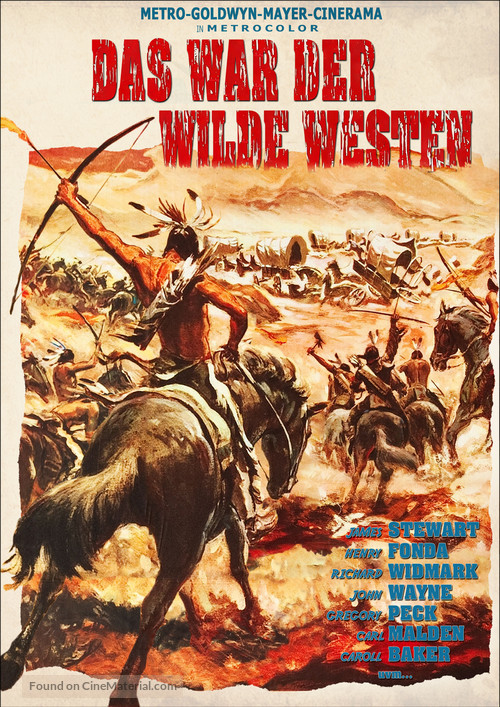 How the West Was Won - German Movie Poster