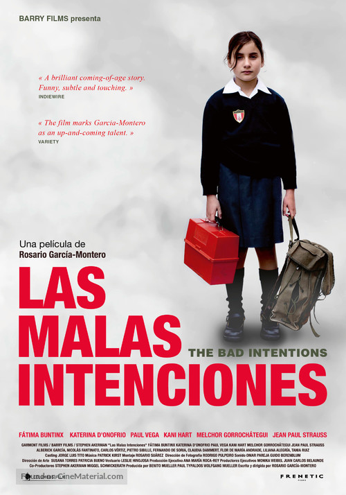Las malas intenciones - Swiss Movie Poster