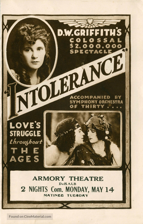 Intolerance: Love&#039;s Struggle Through the Ages - Movie Poster