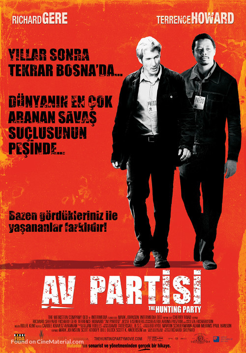 The Hunting Party - Turkish poster