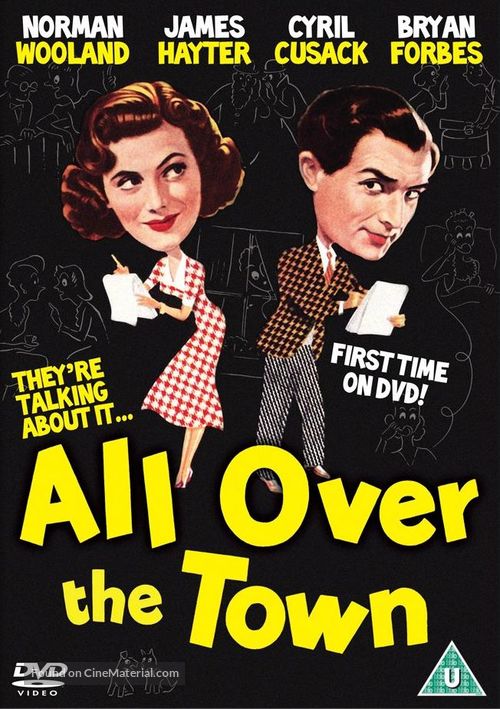 All Over the Town - British DVD movie cover