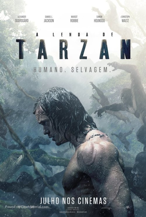 The Legend of Tarzan - Portuguese Movie Poster