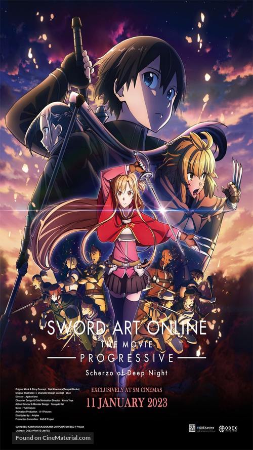 Gekijouban Sword Art Online the Movie: Progressive - Kuraki Yuuyami no Scherzo - Philippine Movie Poster