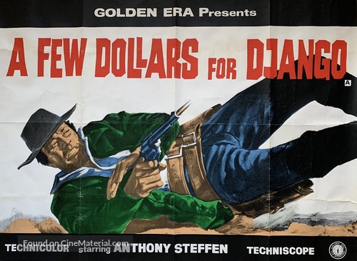 Pochi dollari per Django - British Movie Poster