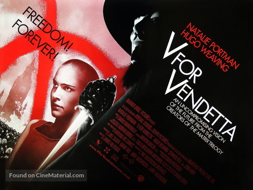 V for Vendetta - British Movie Poster