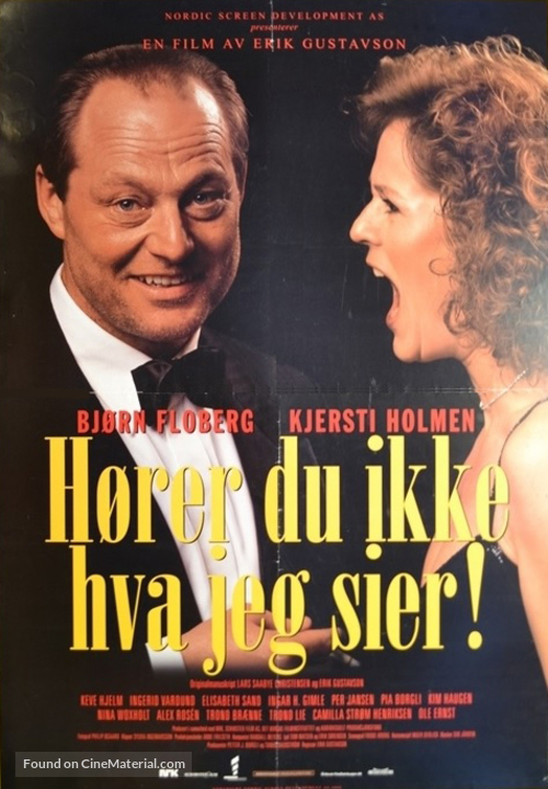 H&oslash;rer du ikke hva jeg sier! - Norwegian Movie Poster