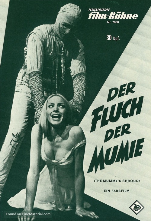The Mummy&#039;s Shroud - German poster