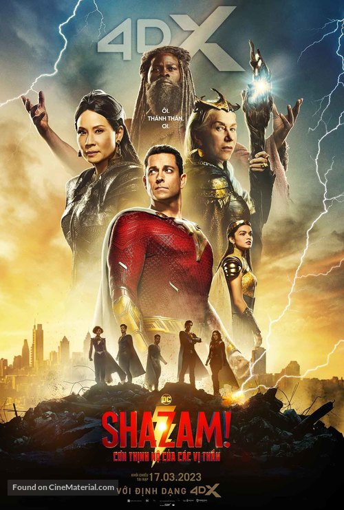 Shazam! Fury of the Gods - Vietnamese Movie Poster