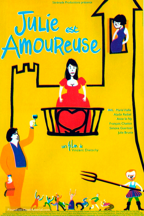 Julie est amoureuse - French Movie Poster