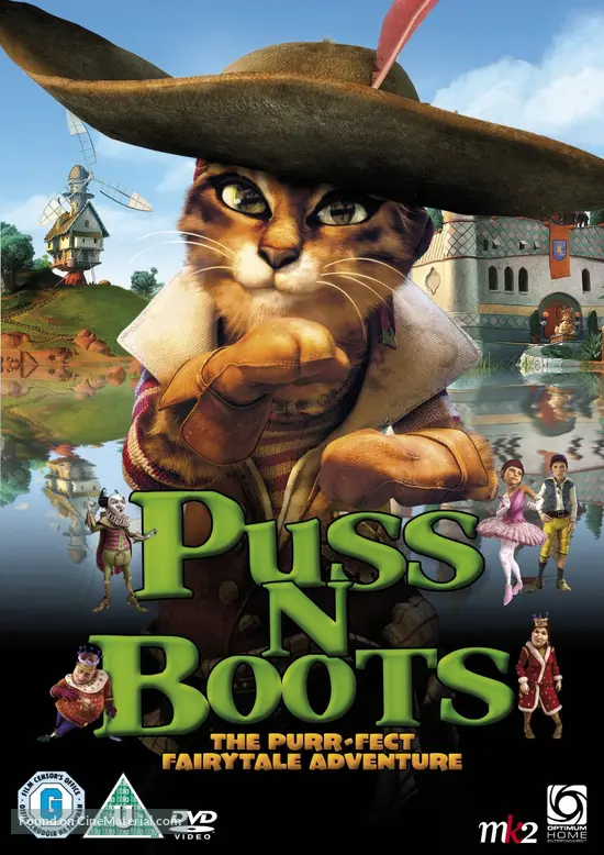 La v&eacute;ritable histoire du Chat Bott&eacute; - British DVD movie cover