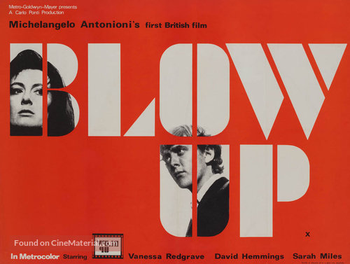 Blowup - British Movie Poster
