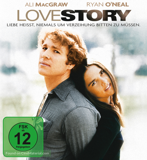 Love Story - German Blu-Ray movie cover