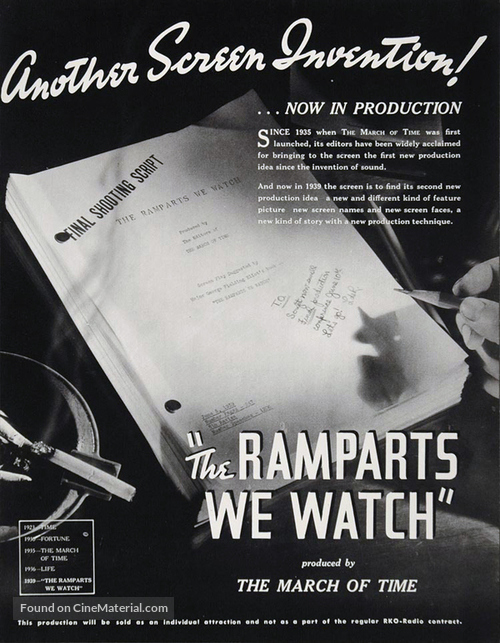 The Ramparts We Watch - Movie Poster