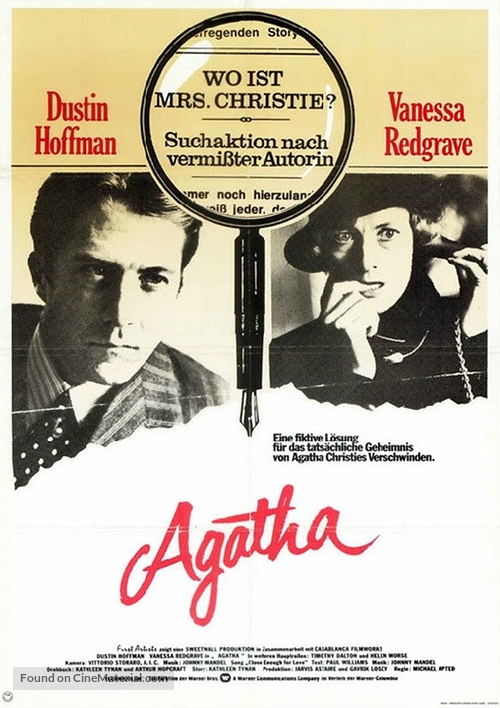 Agatha - German Movie Poster