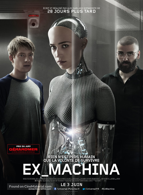 Ex Machina - French Movie Poster