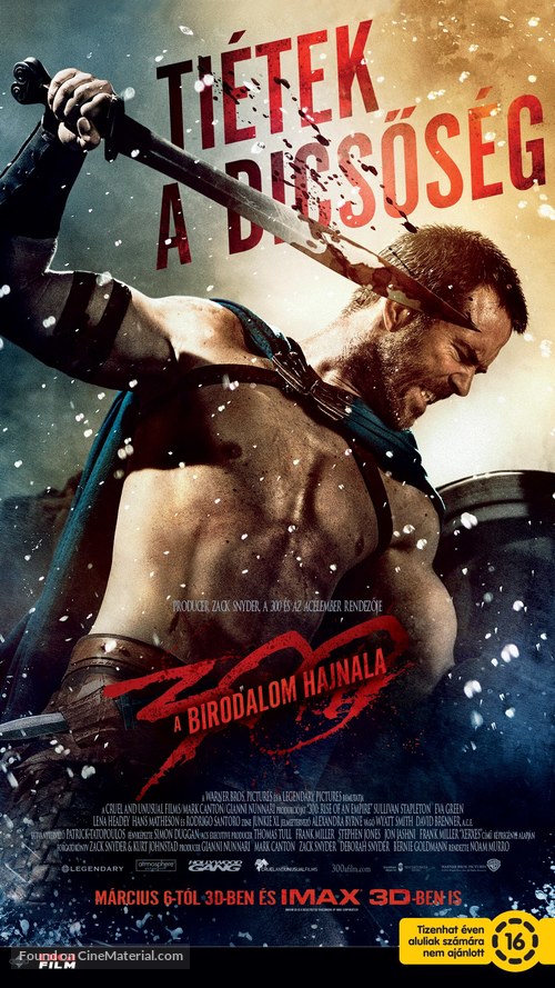 300: Rise of an Empire - Hungarian Movie Poster