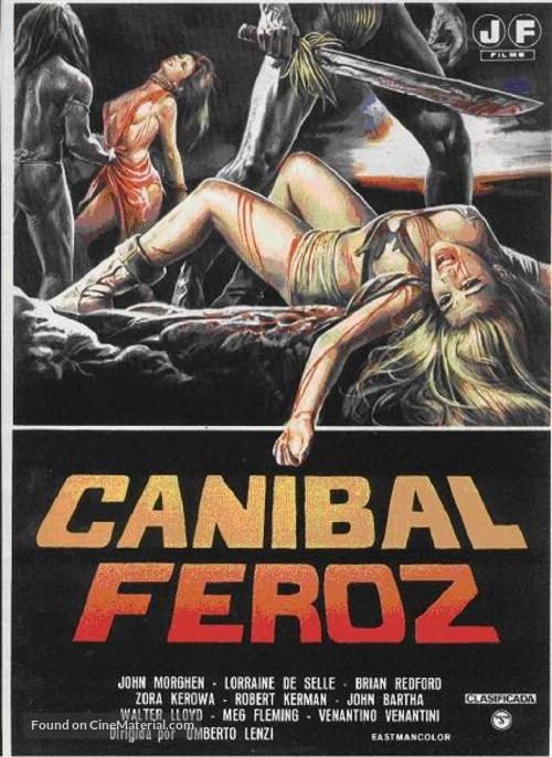 Cannibal ferox - Spanish Movie Poster