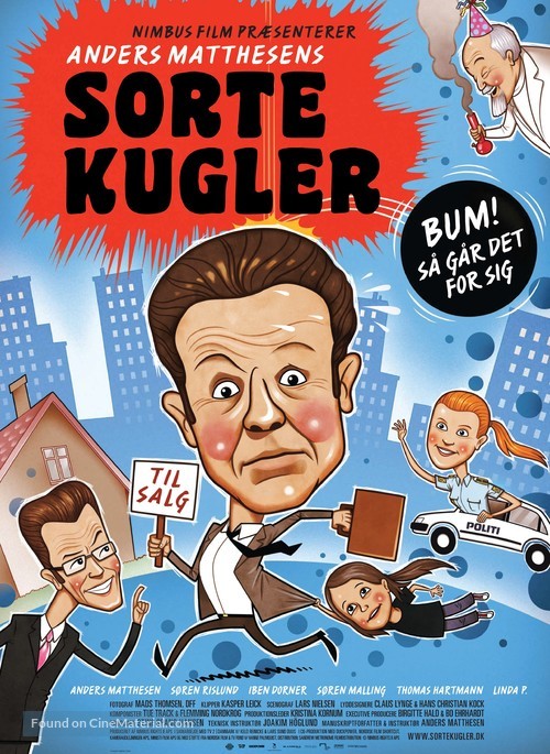 Sorte kugler - Danish Movie Poster