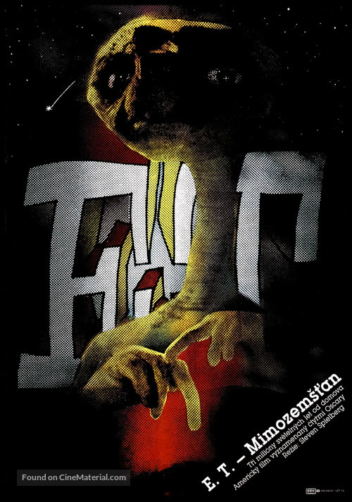 E.T. The Extra-Terrestrial - Czech Movie Poster