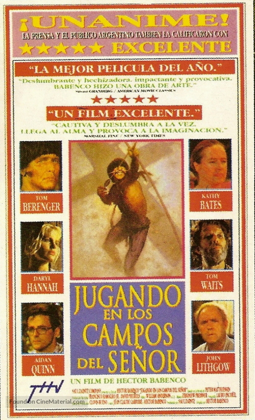 At Play in the Fields of the Lord - Argentinian poster