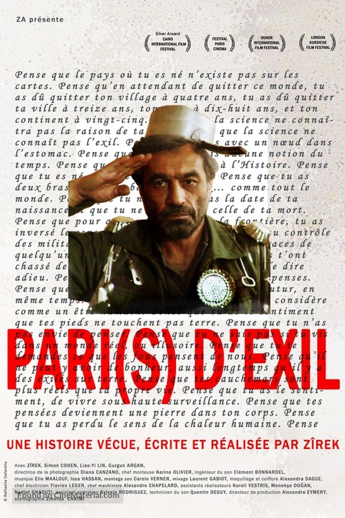 Paris d&#039;exil - French Movie Poster
