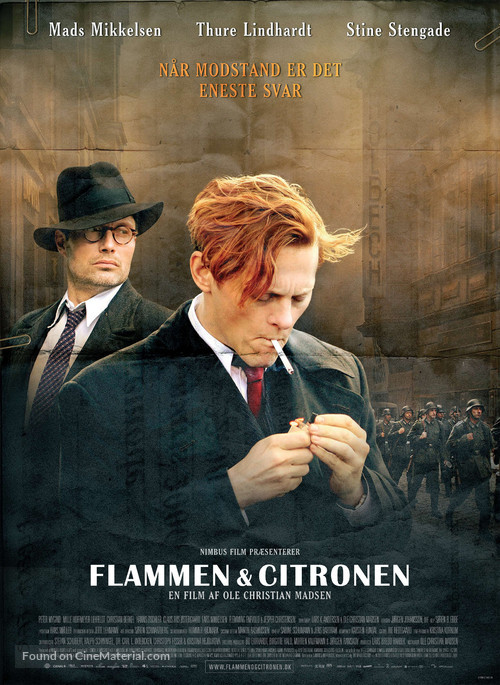 Flammen &amp; Citronen - Danish Movie Poster