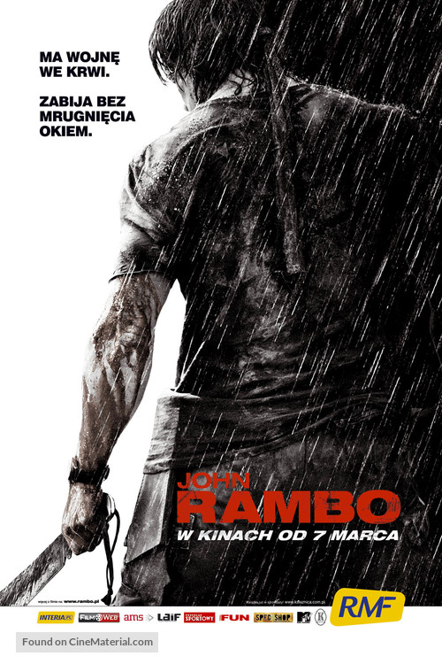 Rambo - Polish poster