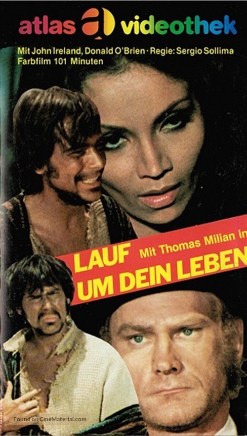 Corri uomo corri - German VHS movie cover