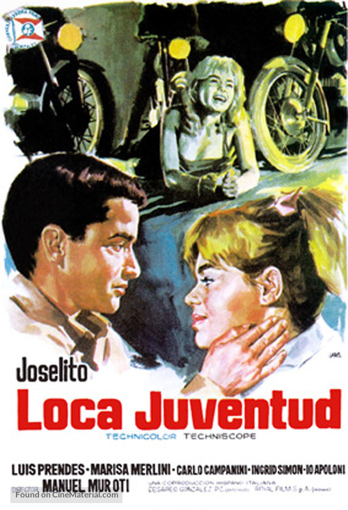 Loca juventud - Spanish Movie Poster