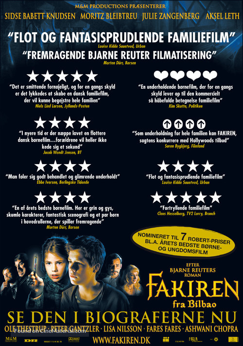 Fakiren fra Bilbao - Danish Movie Poster