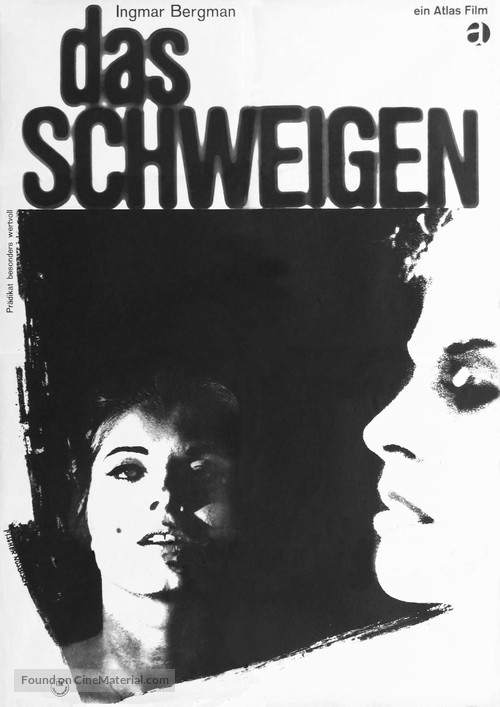 Tystnaden - German Movie Poster