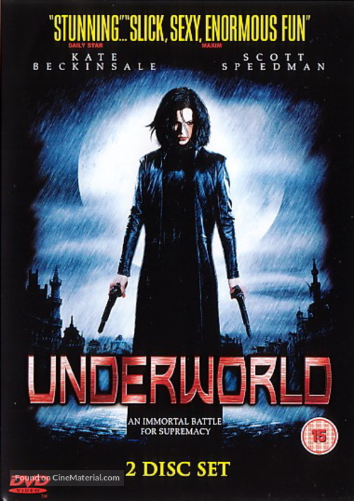 Underworld - British DVD movie cover