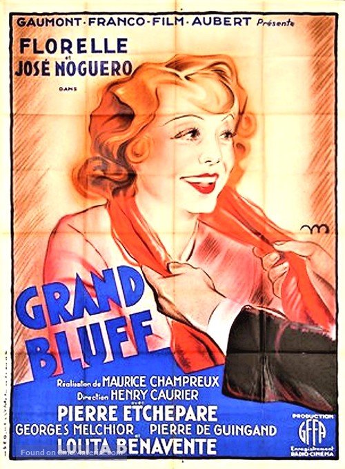 Le grand bluff - French Movie Poster