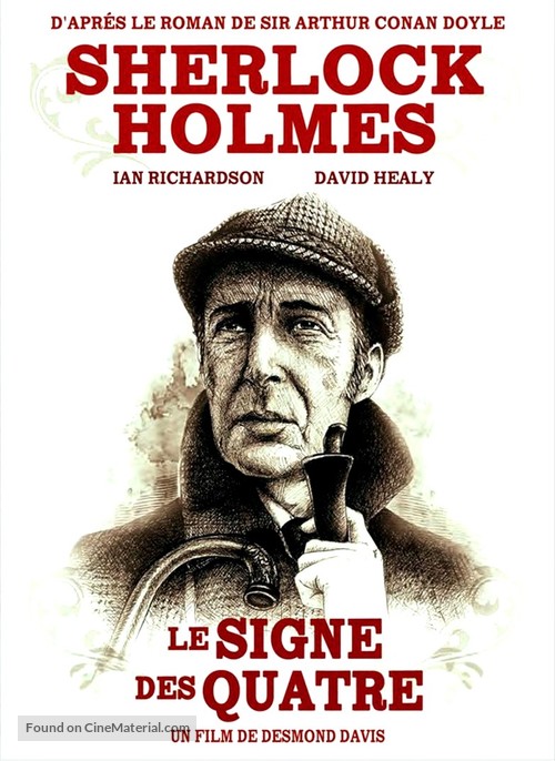 The Sign of Four - French DVD movie cover