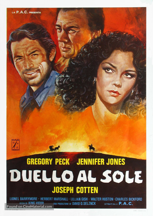 Duel in the Sun - Italian Movie Poster