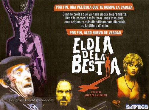 El d&iacute;a de la bestia - Argentinian Movie Poster