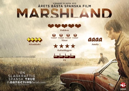 La isla m&iacute;nima - Swedish Movie Poster