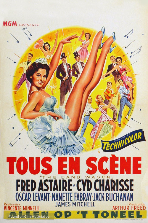 The Band Wagon - Belgian Movie Poster