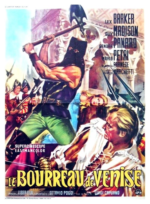 Il boia di Venezia - French Movie Poster