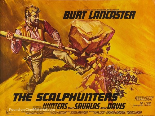The Scalphunters - British Movie Poster