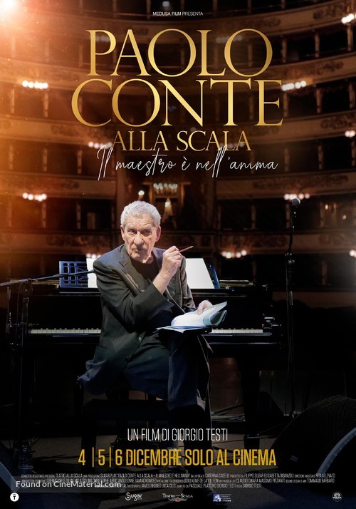 Paolo Conte alla Scala: Il maestro &egrave; nell&#039;anima - Italian Movie Poster