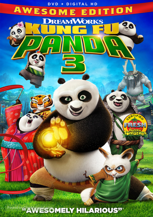 Kung Fu Panda 3 - DVD movie cover