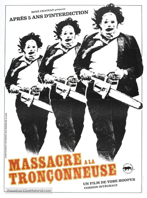 The Texas Chain Saw Massacre - French Movie Poster