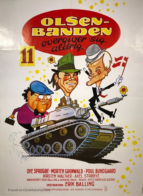 Olsen-banden overgiver sig aldrig - Danish Movie Poster