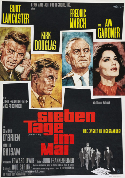 Seven Days in May - German Movie Poster