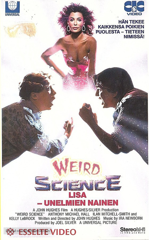 Weird Science - Finnish VHS movie cover
