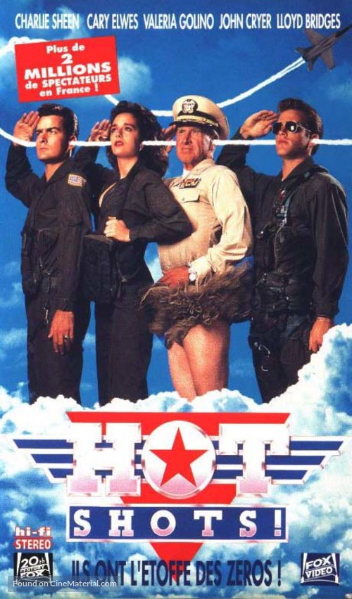 Hot Shots - French VHS movie cover